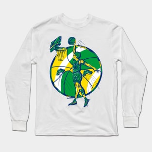 Brasil Legendary Baller Number 8 Long Sleeve T-Shirt